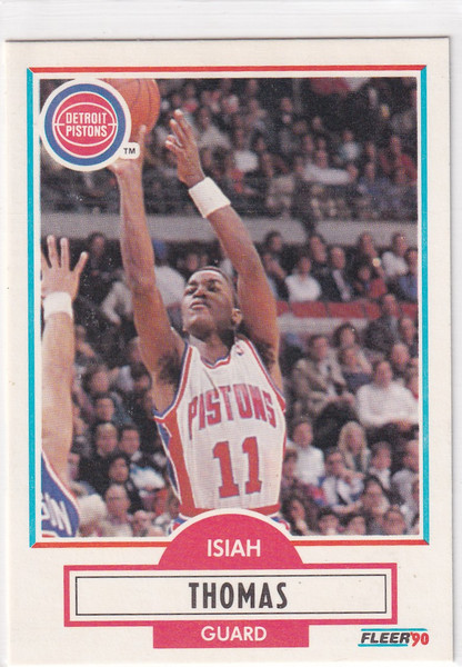 1990 FLEER #61 ISIAH THOMAS- DETROIT PISTONS