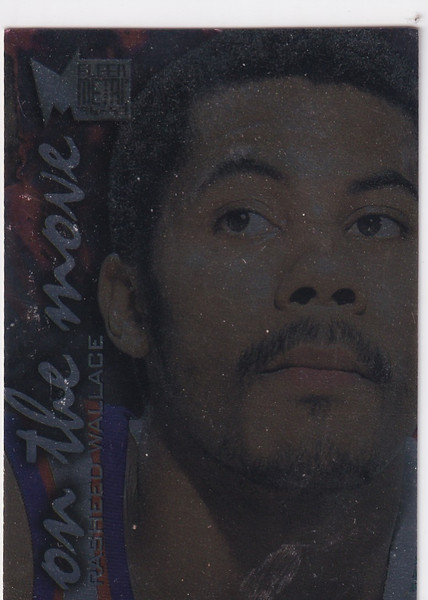 1996 FLEER #122 RASHEED WALLACE ON THE MOVE- POTLAND TRAIL BLAZZERS