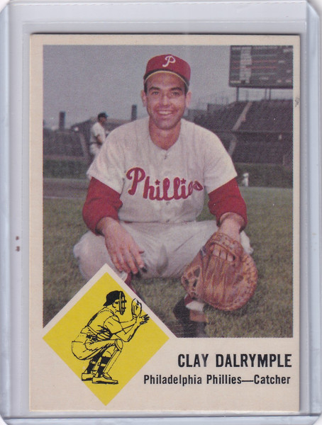 1963 Fleer #52 Clay Dalrymple - Philadelphia Phillies