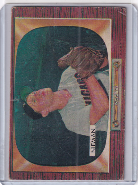 1955 Bowman Baseball #145 Bob Nieman - Chicago White Sox RC
