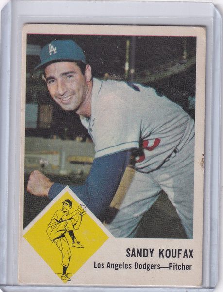 1963 Fleer #42 Sandy Koufax - Los Angeles Dodgers
