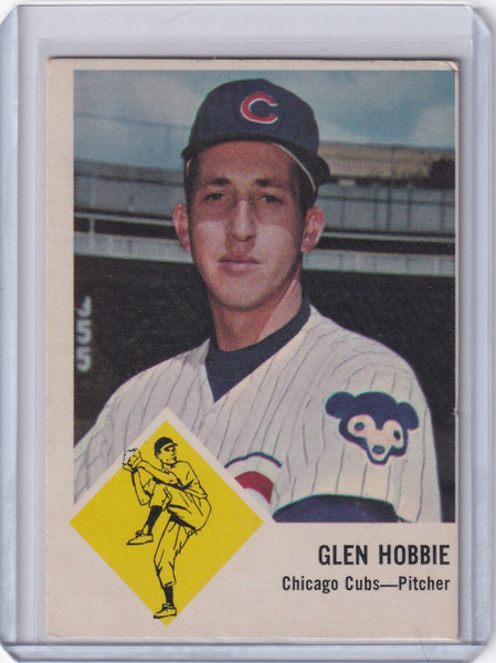 1963 Fleer #31 Glen Hobbie - Chicago Cubs