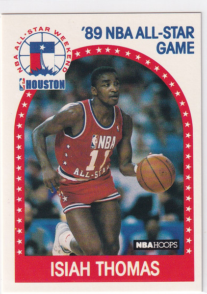 1989 HOOPS #177 ISIAH THOMAS ALL STAR- DETROIT PISTONS