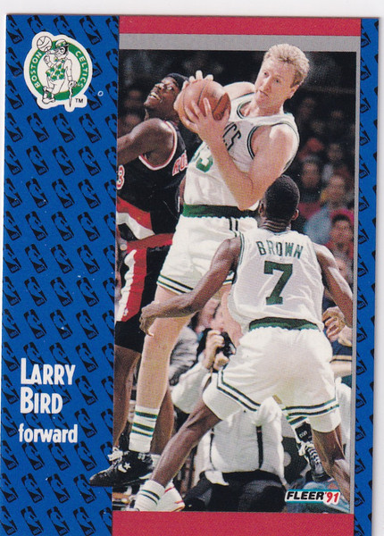 1991 FLEER #8 LARRY BIRD- BOSTON CELTICS