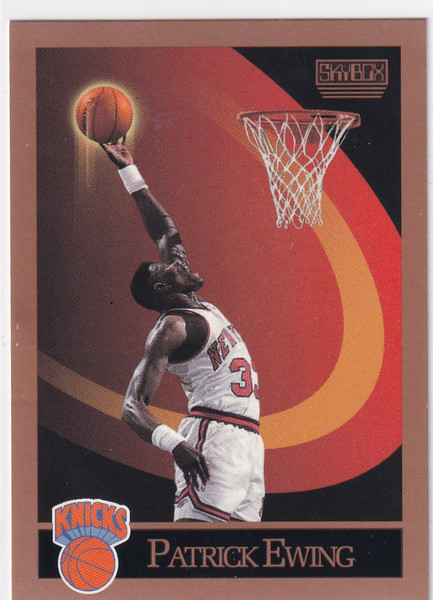 1990 SKYBOX #187 PATRICK EWING- NEW YORK KNICKS