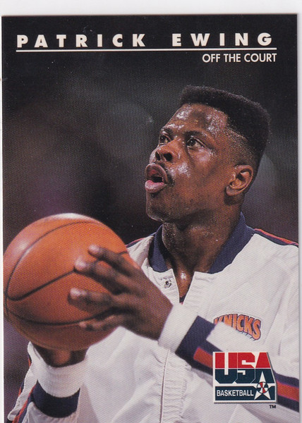 1992 SKYBOX #23 PATRICK EWING OFF THE COURT USA- NEW YORK KNICKS