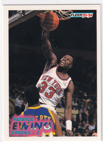 1993 FLEER #141 PATRICK EWING- NEW YORK KNICKS