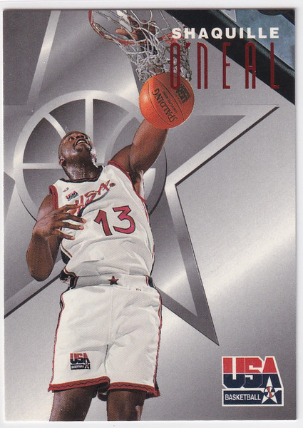 1996 FLEER #7 SHAQUILLE ONEAL USA- LOS ANGELES LAKERS