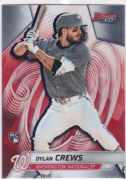 2025 Bowman's Best #27 Dylan Crews RC Washington Nationals