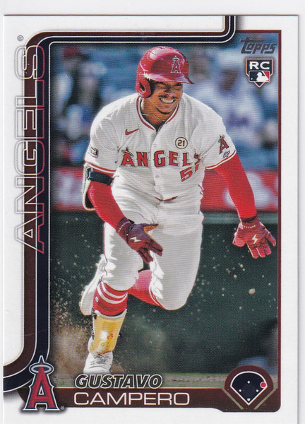 2025 TOPPS SERIES TWO #387 GUSTAVO CAMPERO- ANGELS