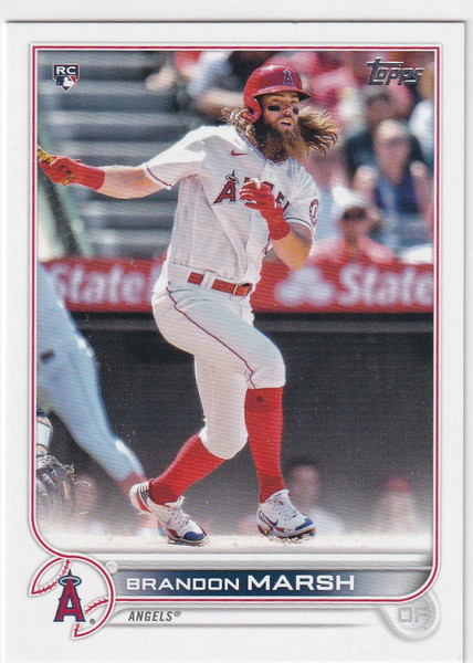 2022 TOPPS SERIES ONE #243 BRANDON MARSH- ANGELS