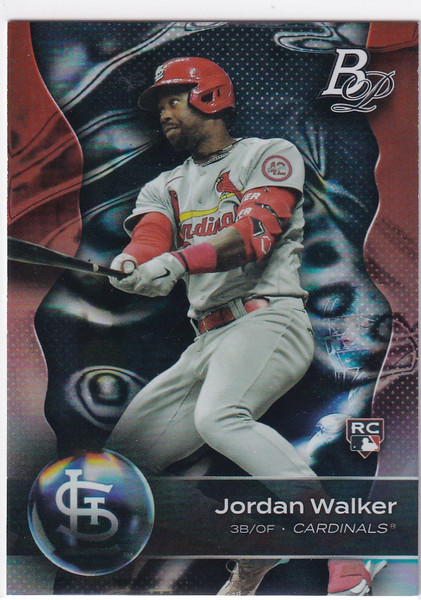2023 BOWMAN PLATINUM #44 JORDAN WALKER- ST LOUIS CARDINALS
