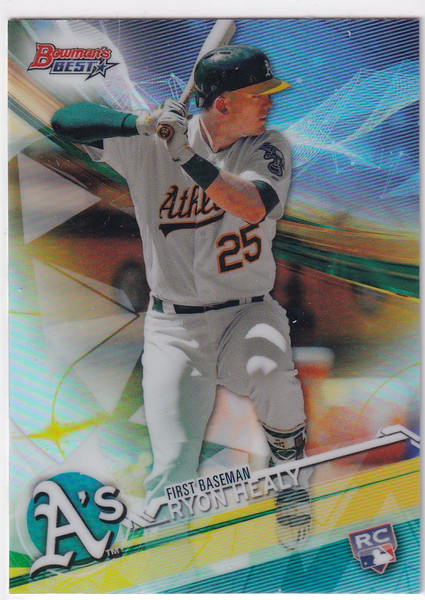 2017 BOWMANS BEST #58 RYON HEALY- OAKLAND ATHLETICS