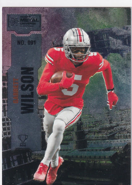 2022 SKYBOX METAL #91 GARRETT WILSON- OHIO STATE