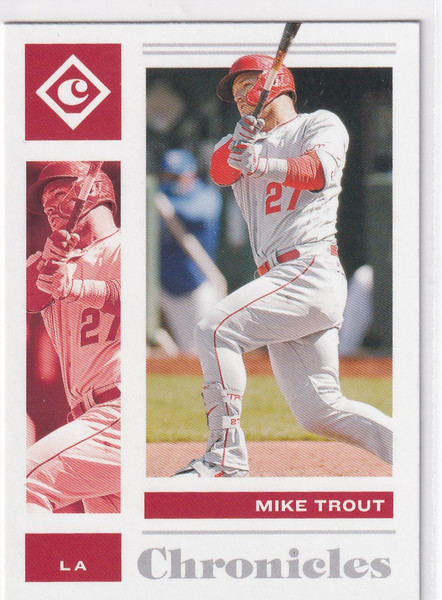 2021 CHRONICALS LEGACY #27 MIKE TROUT- ANGELS