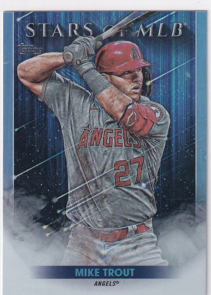 2022 TOPPS #SMLB-1 MIKE TROUT STARS OF MLB- ANGELS