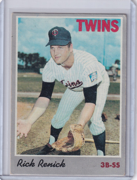1970 Topps Baseball #93 Rick Renick - Minnesota Twins