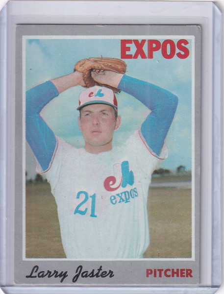 1970 Topps Baseball #124 Larry Jaster - Montreal Expos