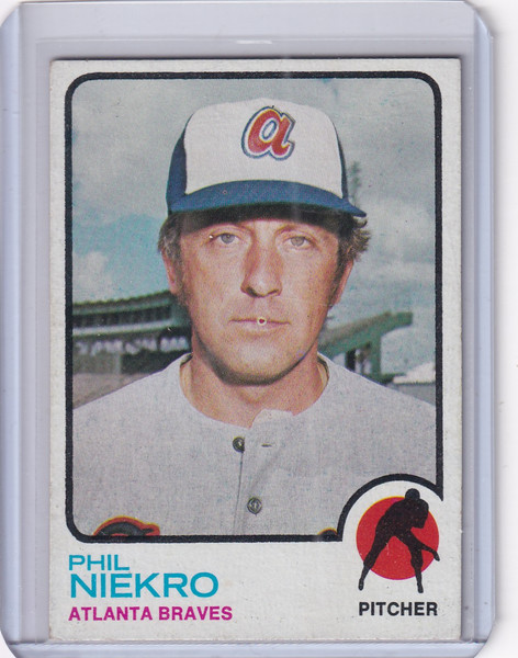 1973 Topps Baseball #503 Phil Niekro - Atlanta Braves