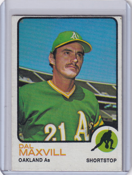 1973 Topps Baseball #483 Dal Maxvill - Oakland Athletics