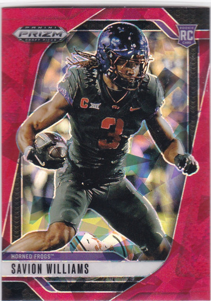 2025 Panini Prizm Draft picks #119 Savion Wiliams Red Ice RC