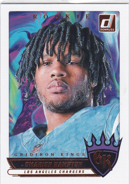 2025 Panini Donruss Diamond Kings #RGK-OHN Omarion Hampton Chargers