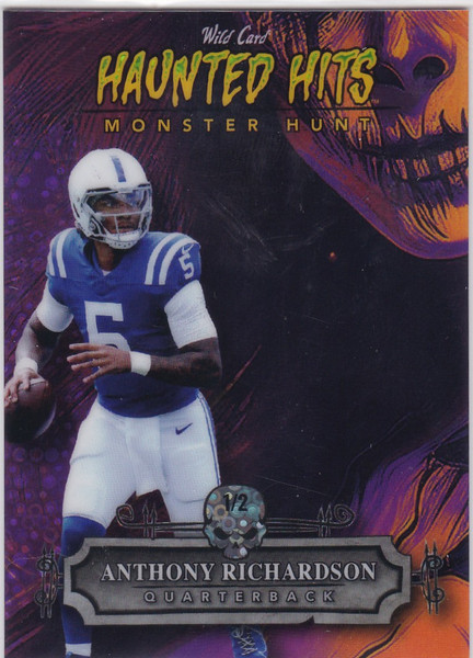 2024 Wild Card #HHW-AR Anthony Richardson 1/2 Haunted Hits Colts