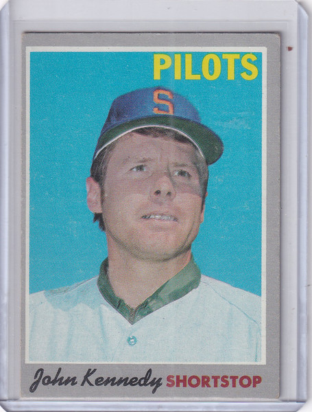 1970 Topps Baseball #53 John Kennedy - Seattle Pilots