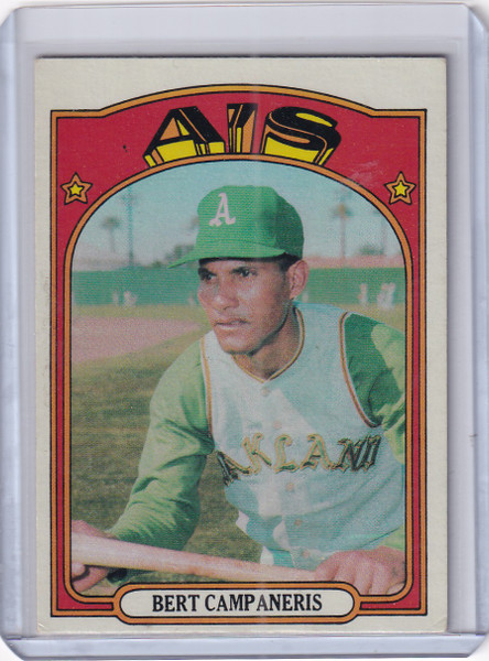1972 Topps Baseball #75 Bert Campaneris - Oakland Athletics