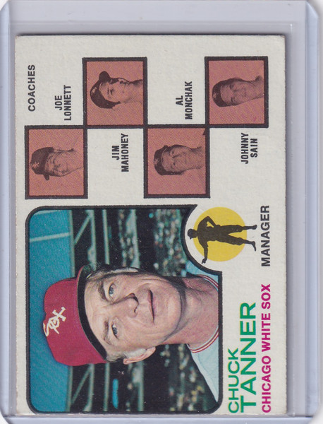 1973 Topps Baseball #356 Tanner/Lonnett /Mahoney /Mo - Chicago White Sox Coaches