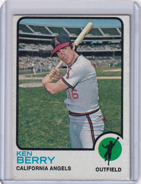 1973 Topps Baseball #445 Ken Berry - California Angels