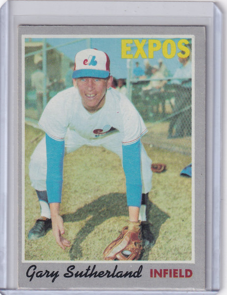1970 Topps Baseball #632 Gary Sutherland - Montreal Expos