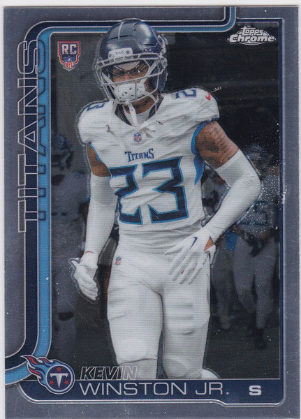 2025 Topps Chrome #375 Kevin Winston Jr RC Tennessee Titans