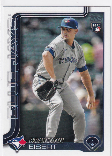 2025 TOPPS SERIES TWO #359 BRANDON EISERT- TORONTO BLUE JAYS