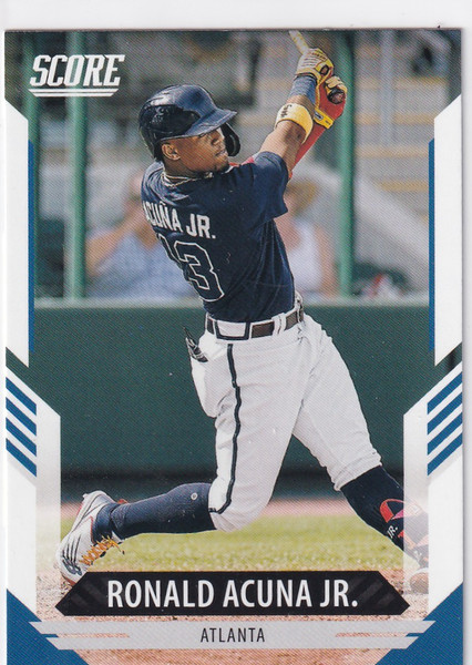 2021 SCORE #23 RONALD ACUNA JR- ATLANTA BRAVES
