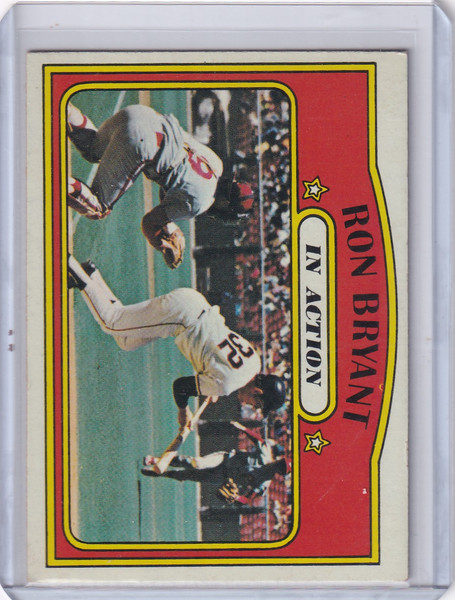 1972 Topps Baseball #186 Ron Bryant IA - San Francisco Giants
