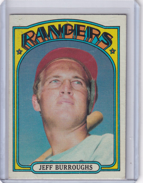 1972 Topps Baseball #191 Jeff Burroughs RC - Texas Rangers