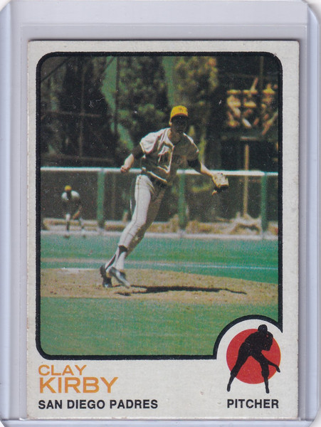 1973 Topps Baseball #655 Clay Kirby - San Diego Padres