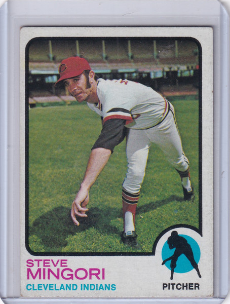 1973 Topps Baseball #532 Steve Mingori - Cleveland Indians