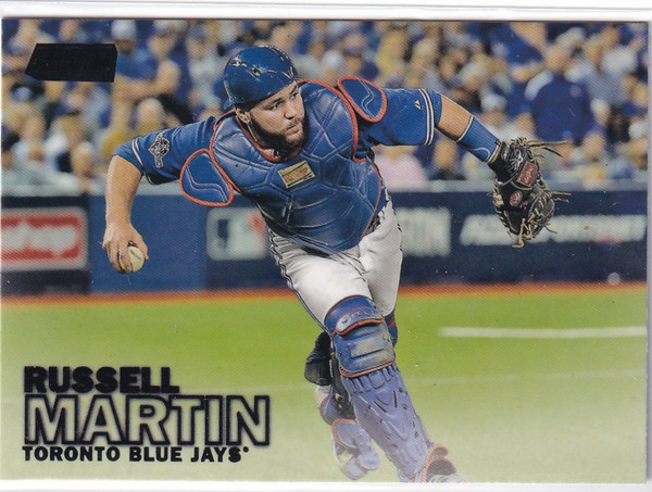 2016 TOPPS #235 RUSSELL MARTIN- TORONTO BLUE JAYS