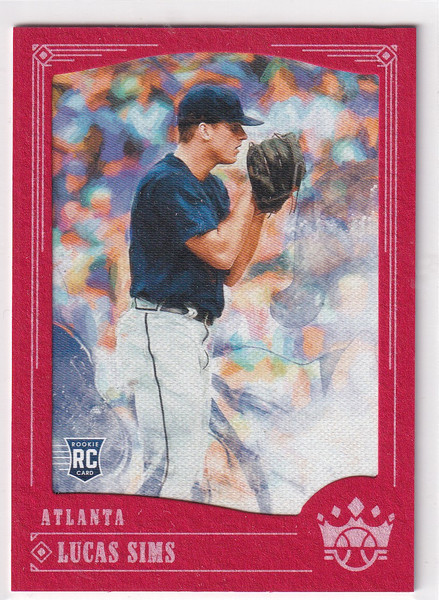 2018 DIAMOND KINGS #86 LUCAS SIMS PORTRAIT- ATLANTA BRAVES