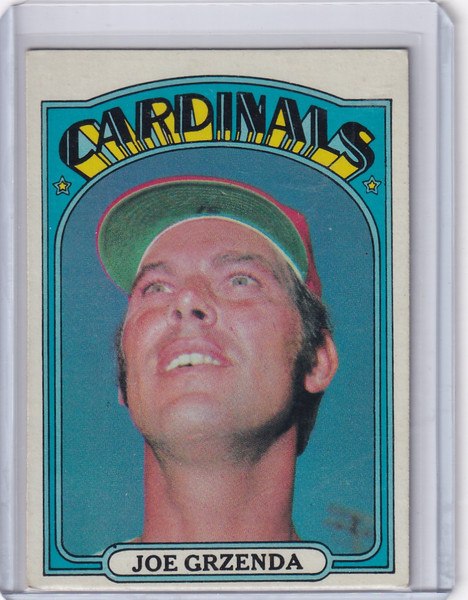 1972 Topps Baseball #13 Joe Grzenda - St. Louis Cardinals