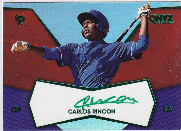 2017 ONYX #CR-PE17 CARLOS RINCON AUTO 30/50- ATLANTA BRAVES