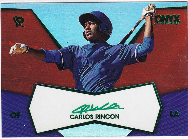 2017 ONYX #CR-PE17 CARLOS RINCON AUTO 35/50- ATLANTA BRAVES