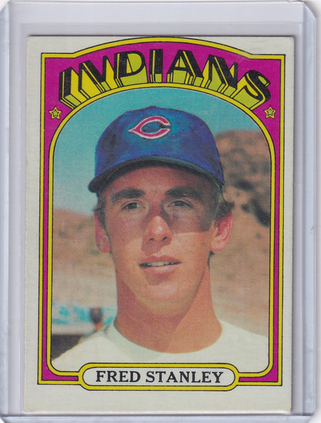 1972 Topps Baseball #59 Fred Stanley RC - Cleveland Indians