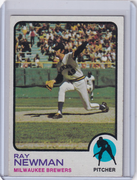 1973 Topps Baseball #568 Ray Newman - Milwaukee Brewers