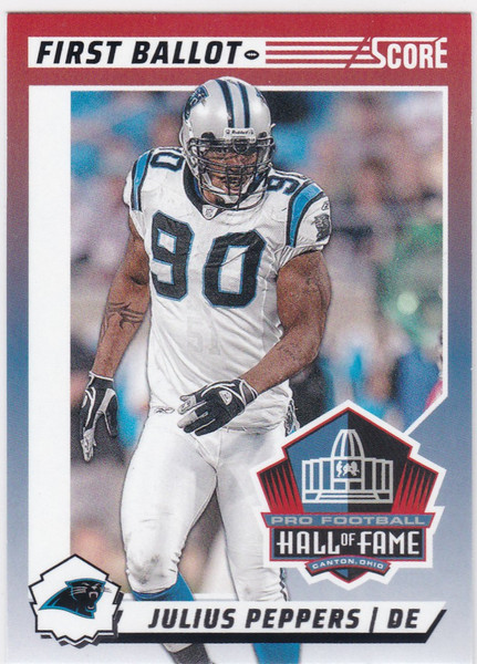 2024 Panini Score #1 Julius Peppers First Ballot Carolina Panthers