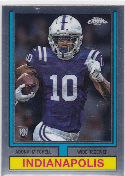 2024 Topps Chrome #74TF-9 Adonai Mitchell RC Indianapolis Colts