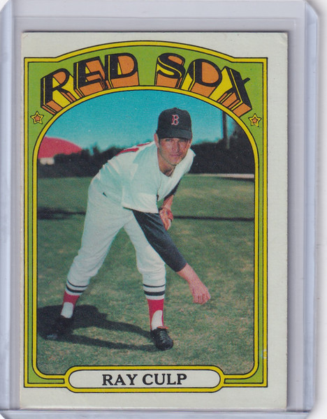 1972 Topps Baseball #2 Ray Culp - Boston Red Sox