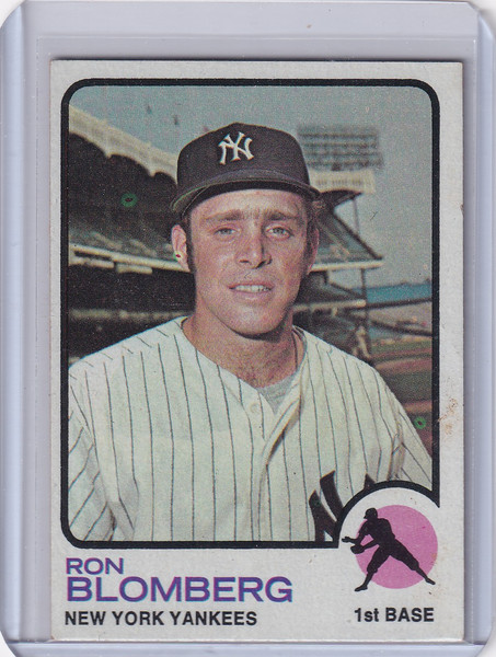 1973 Topps Baseball #462 Ron Blomberg - New York Yankees